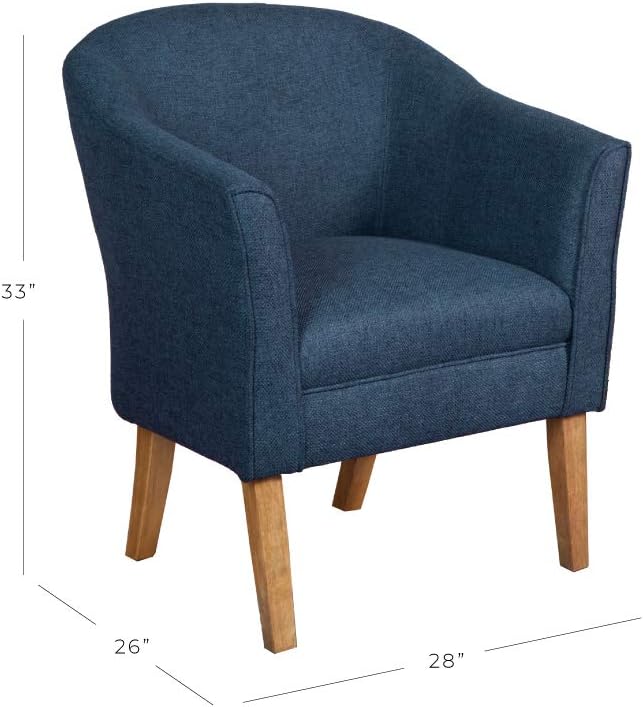 HomePop Barrel Shaped Accent Chair - Image 3
