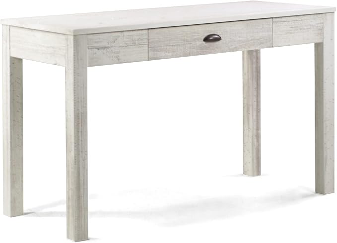 Grain Wood Furniture Montauk Desk/Dressing Table, Rustic Off-White - Image 3