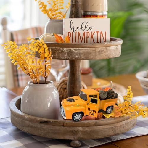 Thanksgiving Fall Decorations Indoor Farmhouse Vintage Metal Truck - Image 7