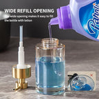 Enra Gold Foaming Soap Dispenser, Thick Glass Bathroom Hand Soap Dispenser - Image 6
