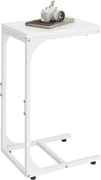 WLIVE C Shaped End Table, Small Couch Side Tables by WLIVE