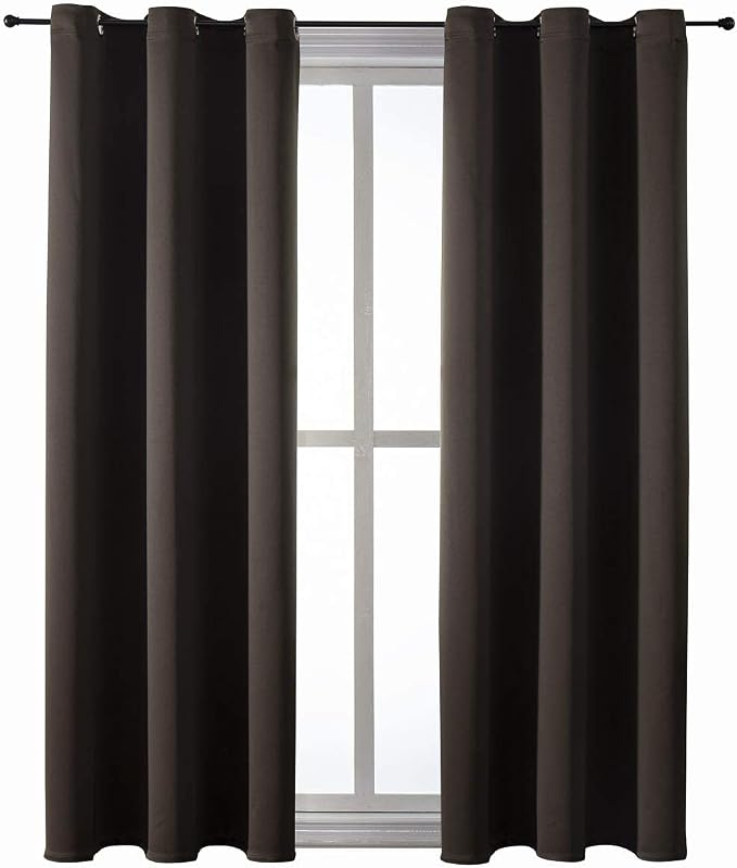ChrisDowa Blackout Curtains for Bedroom and Living Room 63 Inches Long | 2 - Image 7