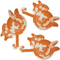 3 Pack Drink Coaster, Woven Creative Coasters for Cat Lovers, Gag Gifts Cat Coffee Coaster for Desk Accessories Home Decor Tabletop Protection, Orange by Unknown