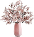 Babys Breath Artificial Flowers 6Pcs Fake Flowers Real Touch Faux Gypsophila Bouquet for Home Wedding Party Table Decor (Pink) by Bacucine
