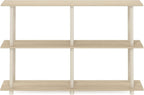 Furinno Turn-N-Tube No Tools 3-Tier Rectangle Side Display Rack, Bauhaus - Image 7