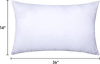 MIULEE 14x36 Inch Throw Pillow Insert - Image 8