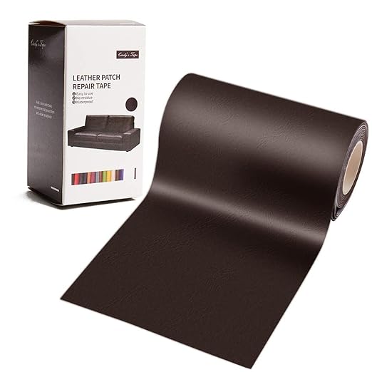 Leather Repair Patch Tape Dark Brown 3 x 60 inch Self Adhesive Leather Repair by Cindy%27s+Tape