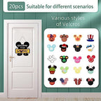 Cute Mouse Seasonal Interchangeable Welcome Door Sign, Yellow - Image 3