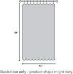 Simplebrand Lavender Sheer Curtains 84 Inches Long, Light Filtering Rod Pocket - Image 9