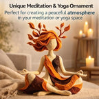 Serenity Growth Meditation Figurine – Abstract Resin Yoga Sculpture for Mindfulness & Inner Peace, Aesthetic Home Decor Statue for Living Room, Bedroom, Desk, Relaxation Gift - Image 4