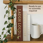 Aesthetic Decorative Books, Set of 3 Linen Faux Books for Decoration - Image 3