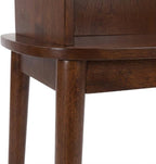 Furnifact Brown Chairside End Table, 2 Tier Shelves, Mid-Century Style Solid - Image 7