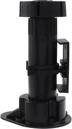 Jiozermi 4 Pack Black Plastic Cabinet Legs, Adjustable Furniture Feet - Image 4