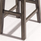 Hillsdale Furniture Saddle Counter Stool, Rustic Gray - Image 4
