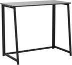 WOHOMO Folding Desk, 39.4" Narrow Writing Foldable Desk, Space-Saving Laptop - Image 4