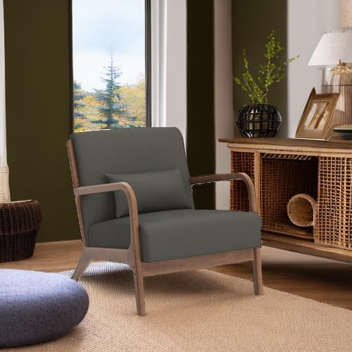 INZOY Mid Century Modern Accent Chair - Image 5