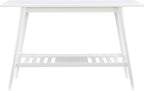 Linon Melissa White Mid Century Console Table - Image 10