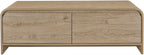 New Classic Furniture Mara 3-Piece Wood Coffee Table & 2 End Tables Set - Image 3