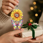 Christian Gifts for Women Birthday, Butterfly Inspirational Gifts for Friends, Mom, Sister, Girl, Female Coworker, Christian, God Says You are Sunflower Gifts for Women, Religious Desk Decor - Image 2