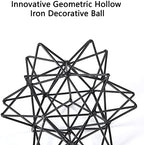 Metal Table Top Decor, 3D Metal Geometric Sculpture - Image 4