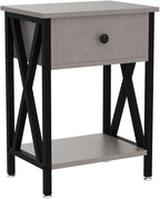 VECELO Nightstands Set of 2, Modern Bedside End Tables, Night Stands - Image 5