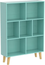 LEYAOYAO 7 Cube Bookshelf 3-Tier Bookcase - Image 4