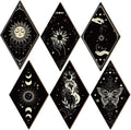 Sintuff 6 Pieces Halloween Mushroom Wall Decor Gothic Witchy Boho Wall Art by Sintuff