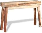 SKM Console Table Solid Reclaimed Wood - Image 2