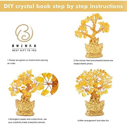 Feng Shui Money Tree Office Home Table Feng Shui Decoration Crystal Money Tree for Wealth and Good Luck - Image 6