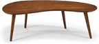 Mid Century Modern Abstract Shaped Coffee Table/Solid Wood/Castanho Finish - Image 7