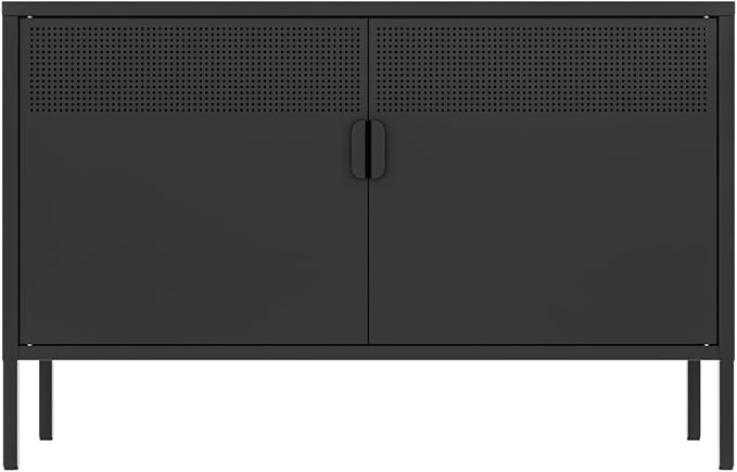 Washsemba 2 Door Storage Sideboard, Metal Storage Cabinet - Image 3