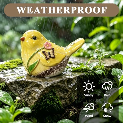 Bird Figurines for Shelf Decor, Resin Animal Figurines for Home - Image 4