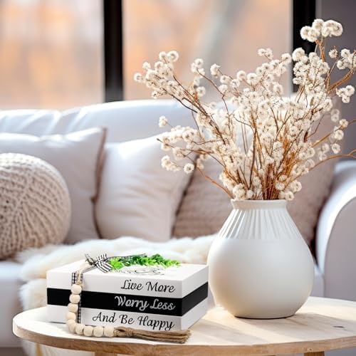Capoda 3 Pcs Decorative Books for Home Decor, Smile - Image 4