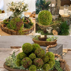 Decorative Moss Balls Set - 18pcs Fake Moss Balls for Bowl Fillers, Centerpiece Decor, Home Decor, Vase Fillers, Wedding Decor, Table Arrangements, Coffee Accents, DIY Crafts (Mix-Set of 18) - Image 6