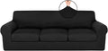HunnmingRe Sofa Covers for 3 Cushion Couch Stretch Sofa and Loveseat Covers Set by HunnmingRe