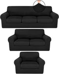 HunnmingRe Sofa Covers for 3 Cushion Couch Stretch Sofa and Loveseat Covers Set by HunnmingRe