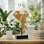 Gold Elephant Statue Home Decor Living Room Luxury Gift - Image 6