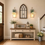 Rustic Wall Decor Set of 2, Brown - Image 4