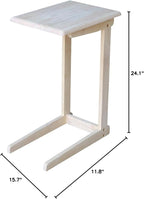 International Concepts Sofa Server Table, Unfinished - Image 2