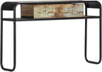 Console Table 46.5"x11.8"x29.5" Solid Reclaimed Wood End Table End Tables - Image 9