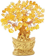 Feng Shui Money Tree Office Home Table Feng Shui Decoration Crystal Money Tree for Wealth and Good Luck by BWINKA