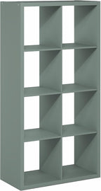 Furinno Cubicle Book Shelf, 8-Cube Bookshelf, Extra Thick Frame Horizontally & - Image 8