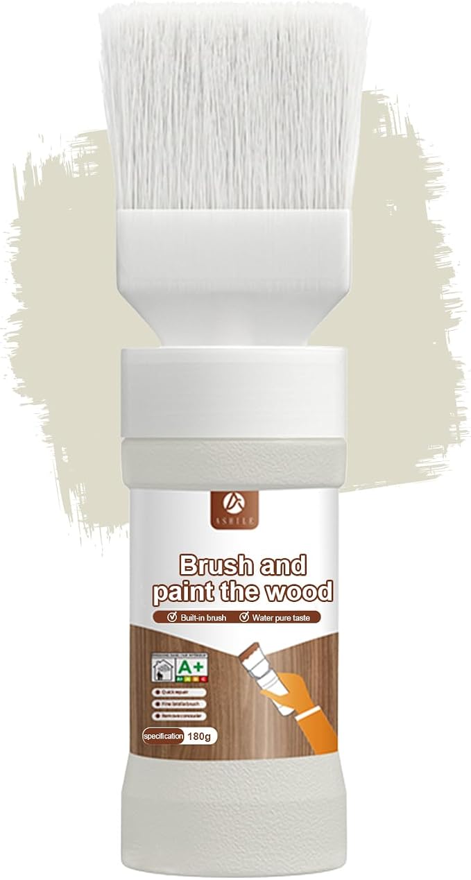 Glacier Blue Touch-Up Paint for Furniture, Metal No Sanding, Fast Drying by Anirun2-in-1PaintBrushRevolution