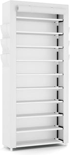 VTRIN Vertical Narrow Shoe Rack Organizer Tall Shoe Rack - Image 8