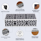 Handicrafts Home Black Remote Control Storage Box with Lid, 10x4.5x2.5 In - Image 4