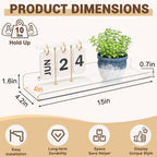 Qukaka 15" Clear Floating Shelves for Wall, 4 Pack Display Ledges - Image 3