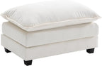 Ihanherry Ottoman for Modular Sectional Cloud Sofa, Chenille Deep Seat Couch - Image 3