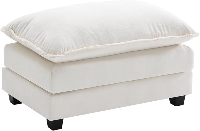 Ihanherry Ottoman for Modular Sectional Cloud Sofa, Chenille Deep Seat Couch - Image 3