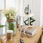 Feifeiya 3 Pieces Faux Decorative Books Set for Home Decor,Classical Grey - Image 3