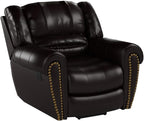 CANMOV Leather Recliner Chair, Classic and Traditional Manual Recliner Chair - Image 5